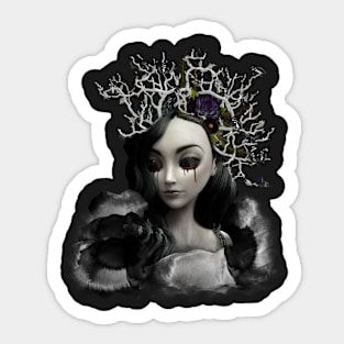 Lady of darkness Sticker